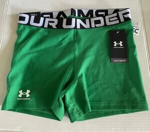 Under Armour Womens compression green boxer briefs underwear jock size L